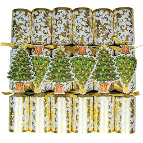Caspari Gilded Tree Crackers