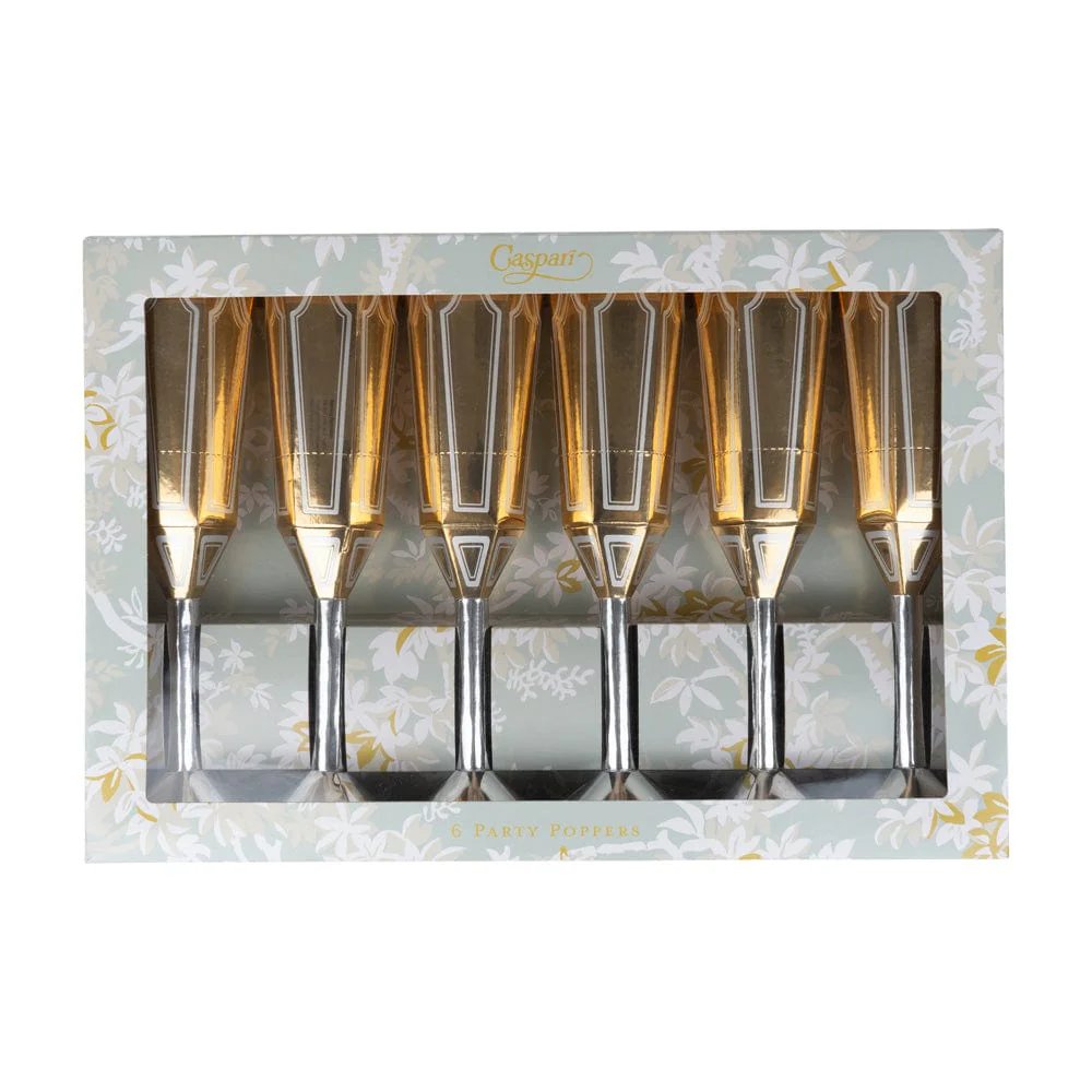 An image of Caspari Sparkling Flutes Crackers