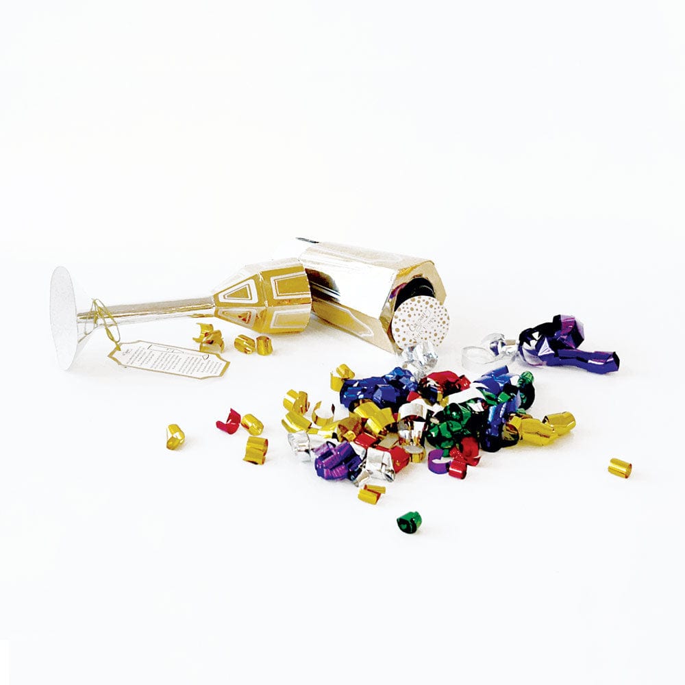 An image of Caspari Sparkling Flutes Crackers