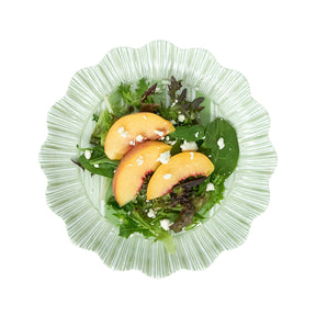 Juliska Cabana Stripe Melamine Dessert / Salad Plate Assorted Set of 4 - Multi