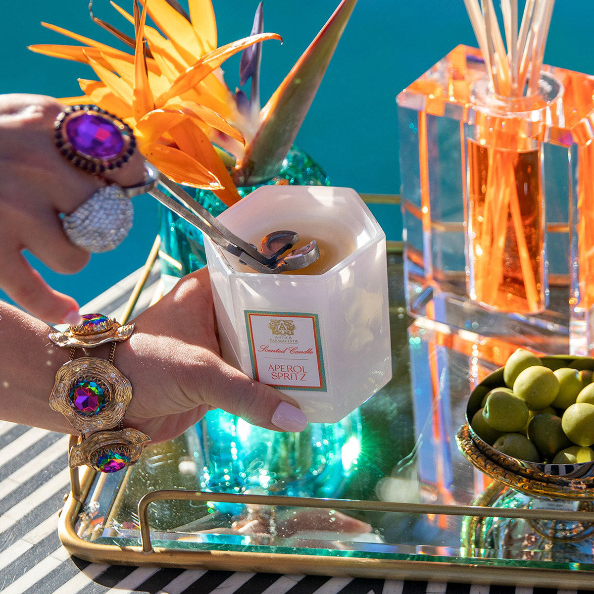 An image of Antica Farmacista Aperol Spritz Candle 9 oz