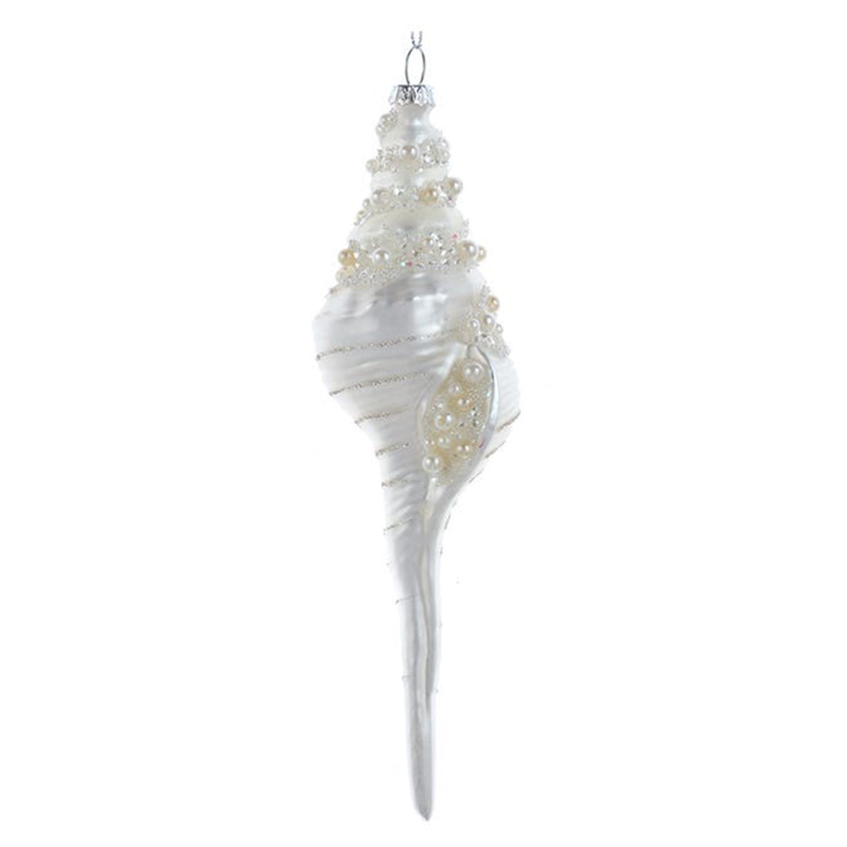 An image of Kurt Adler Glass Finial Shell