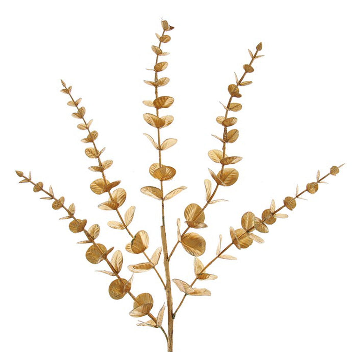 Kurt Adler Eucalyptus Golden Leaves Pick