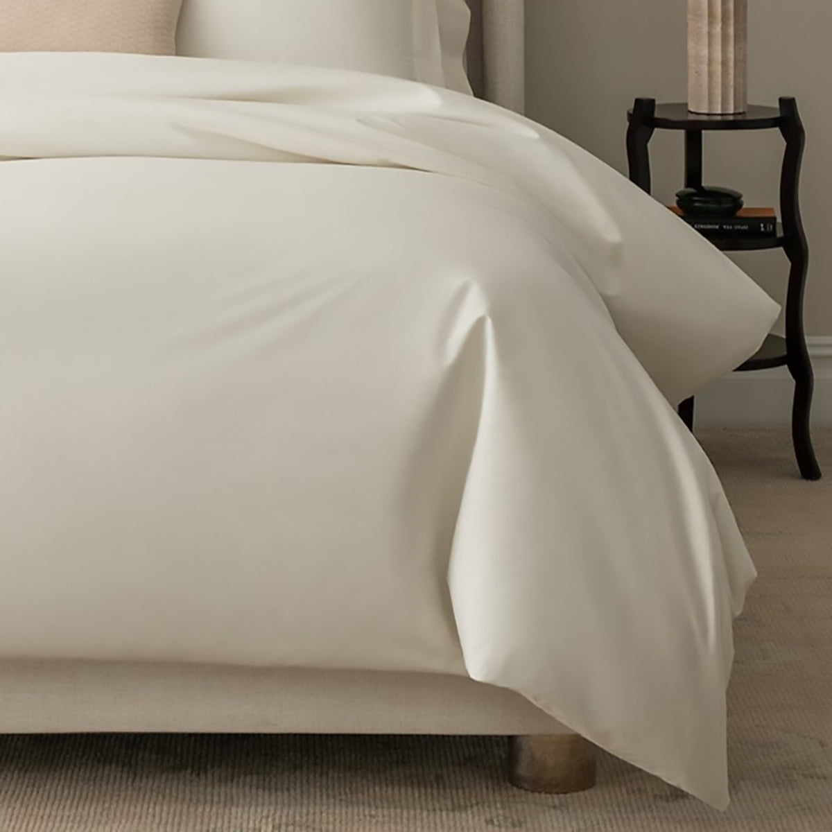 An image of Scandia Alesandra Percale Duvet Cover