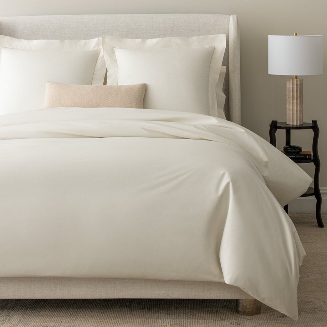 An image of Scandia Alesandra Percale Duvet Cover