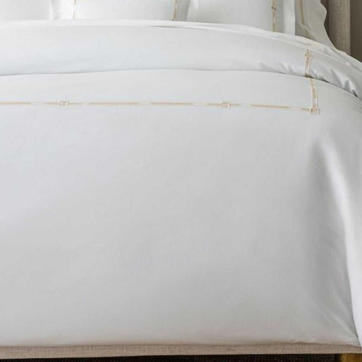 An image of Scandia Home Lisetta Percale Duvet Cover
