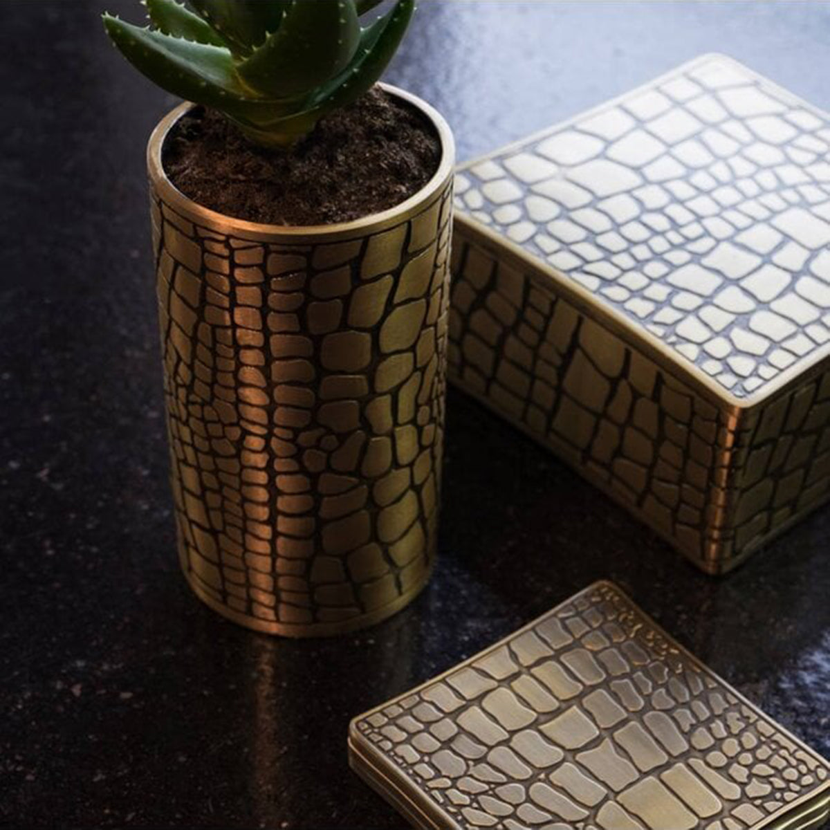 L'Objet Croco Vase - Small
