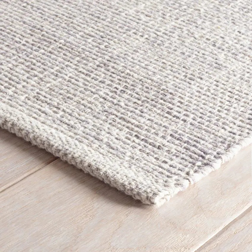 Dash and Albert Marled Grey Woven Cotton Rug