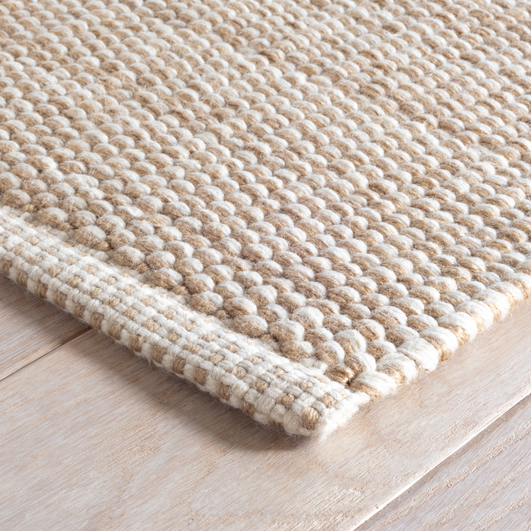 An image of Dash & Albert Pebble Natural Indoor/Outdoor Rug