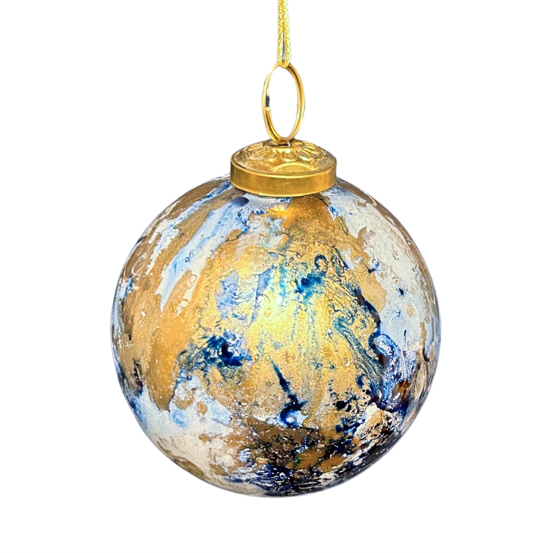An image of David Christopher Watercolor Glass Ball Ornament