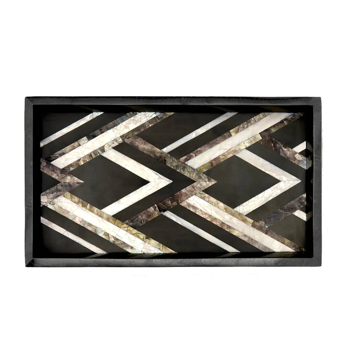 L'Objet Deco Noir Small Triangle Tray