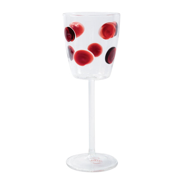An image of Vietri Drop Wine Glass