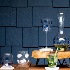 Vietri Drop Wine Glass
