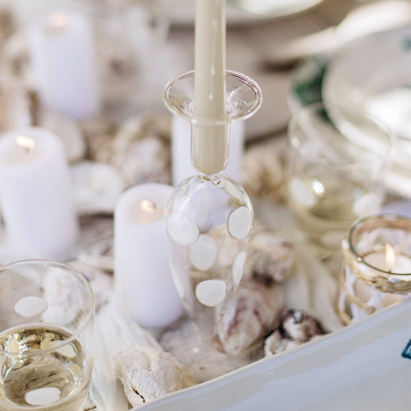 An image of Vietri Drop Candlesticks