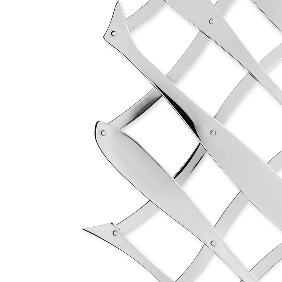 Alessi D'Urbino-Lomassi Pescher Stainless Steel Expandable Trivet