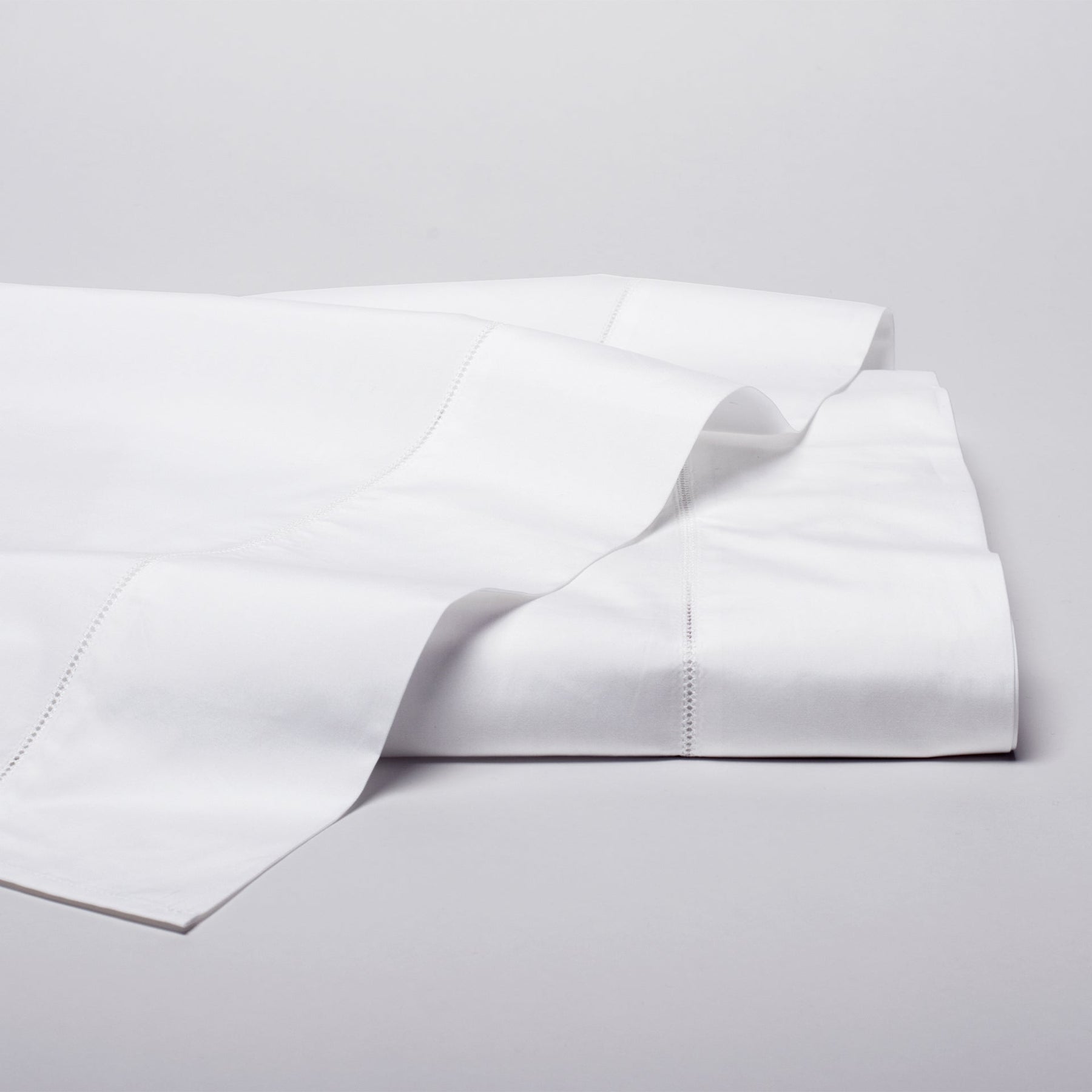 An image of Scandia Alesandra Percale Flat Sheet