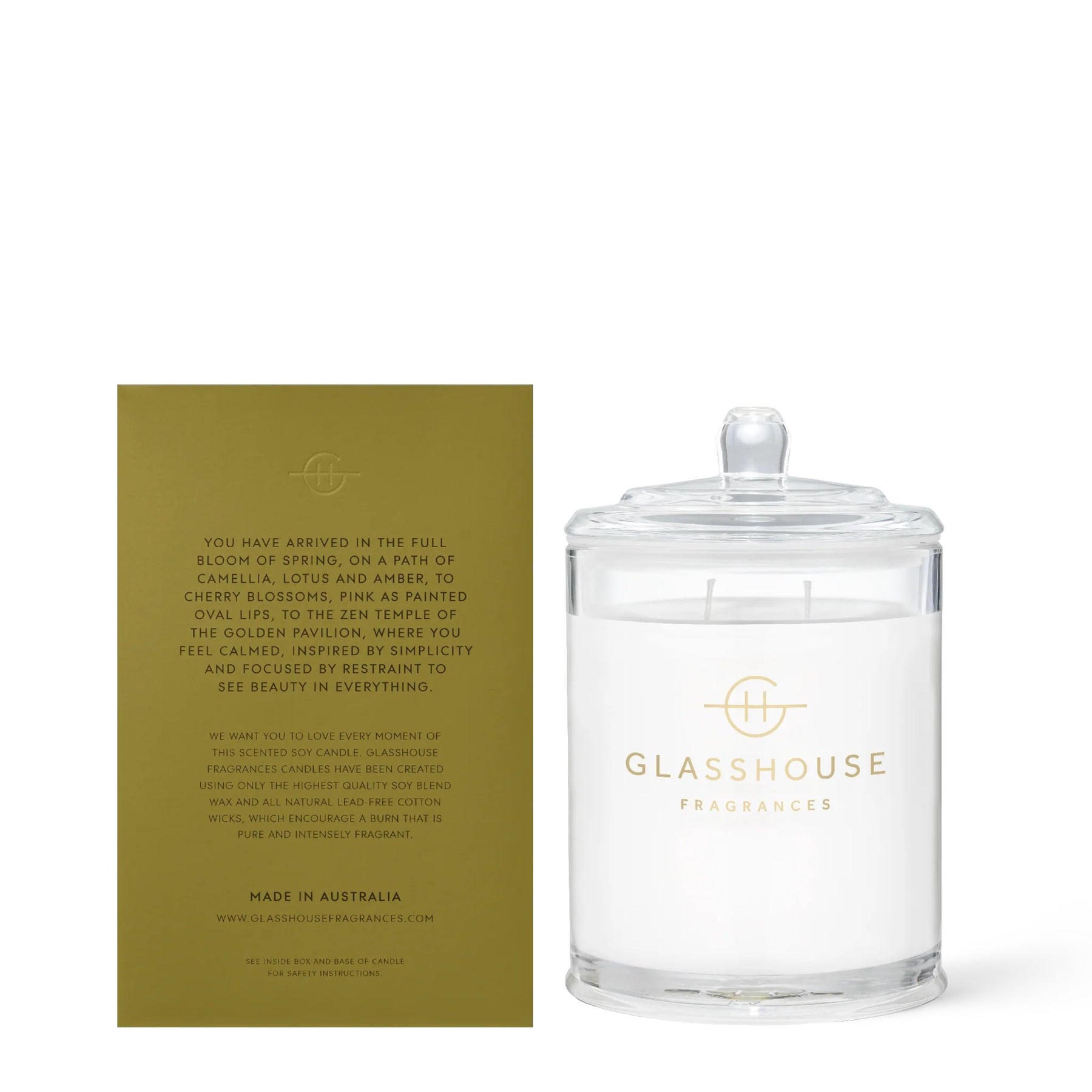 An image of Glasshouse Kyoto in Bloom Candle 13.4 oz