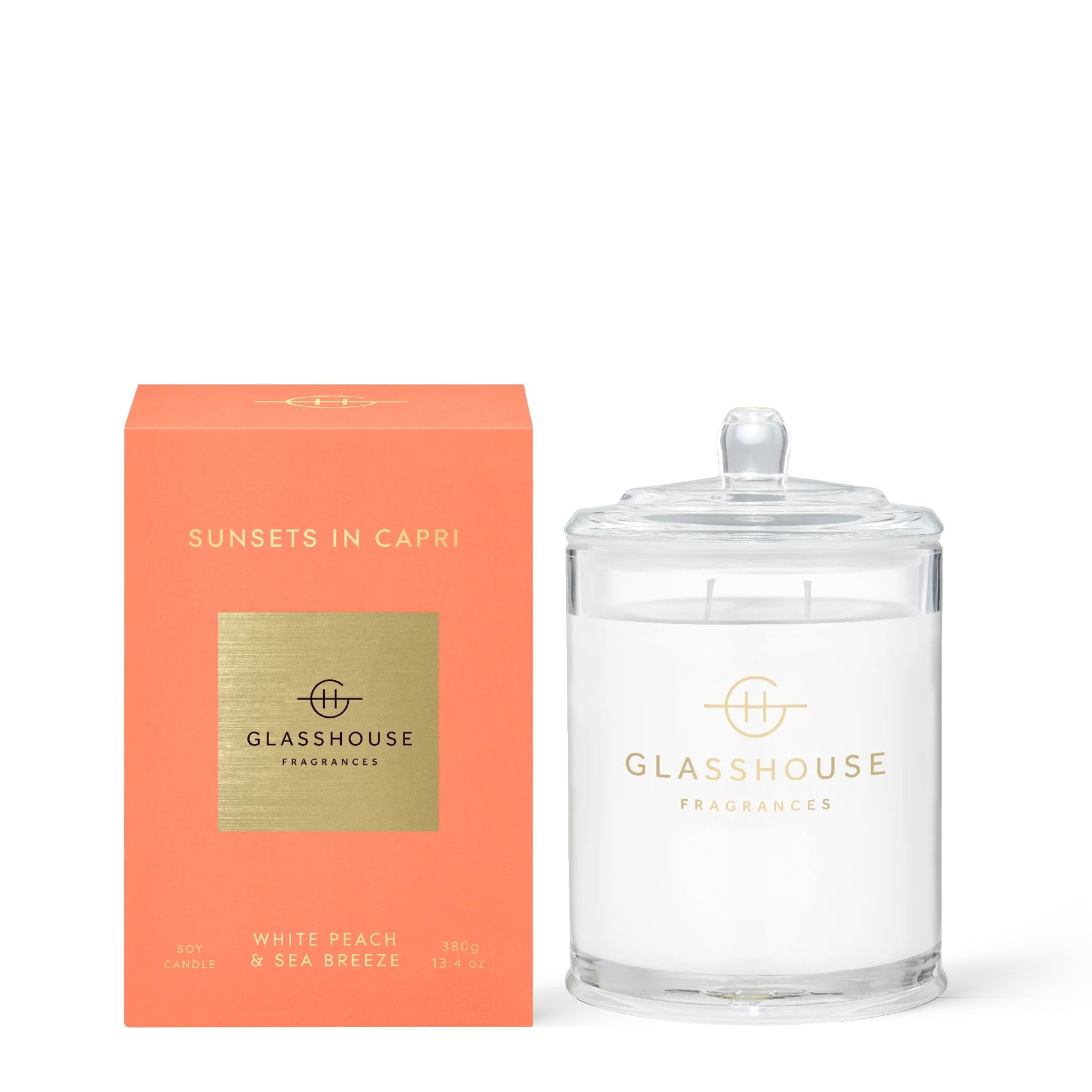 Glasshouse Sunsets in Capri Candle 13.4 oz