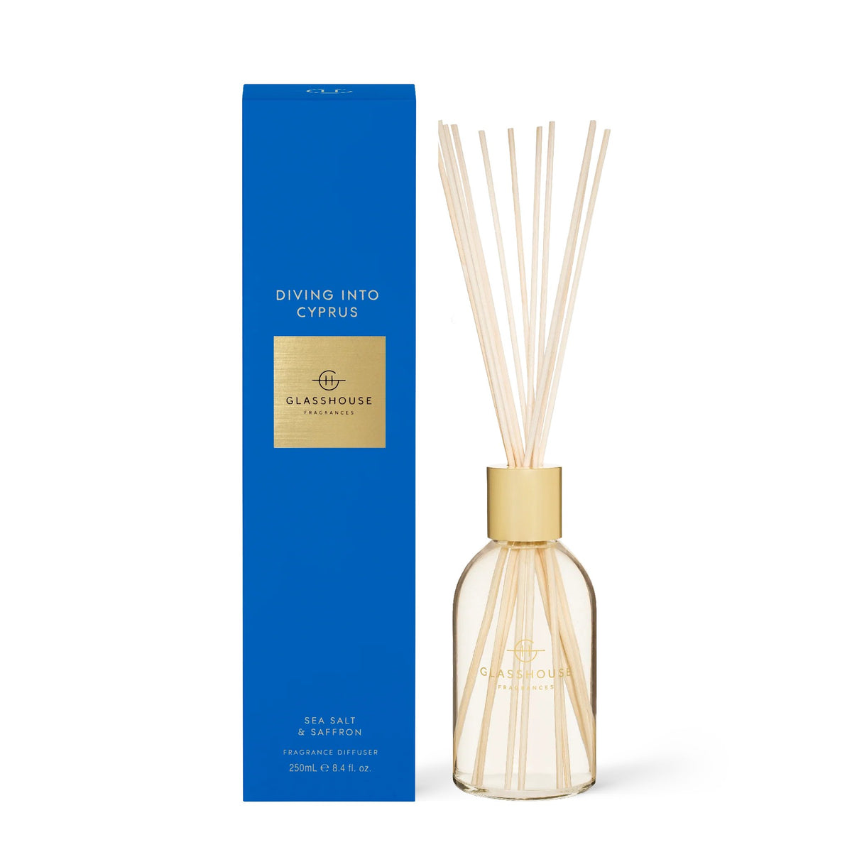 Glasshouse Diving into Cyprus Diffuser 8.4 fl oz