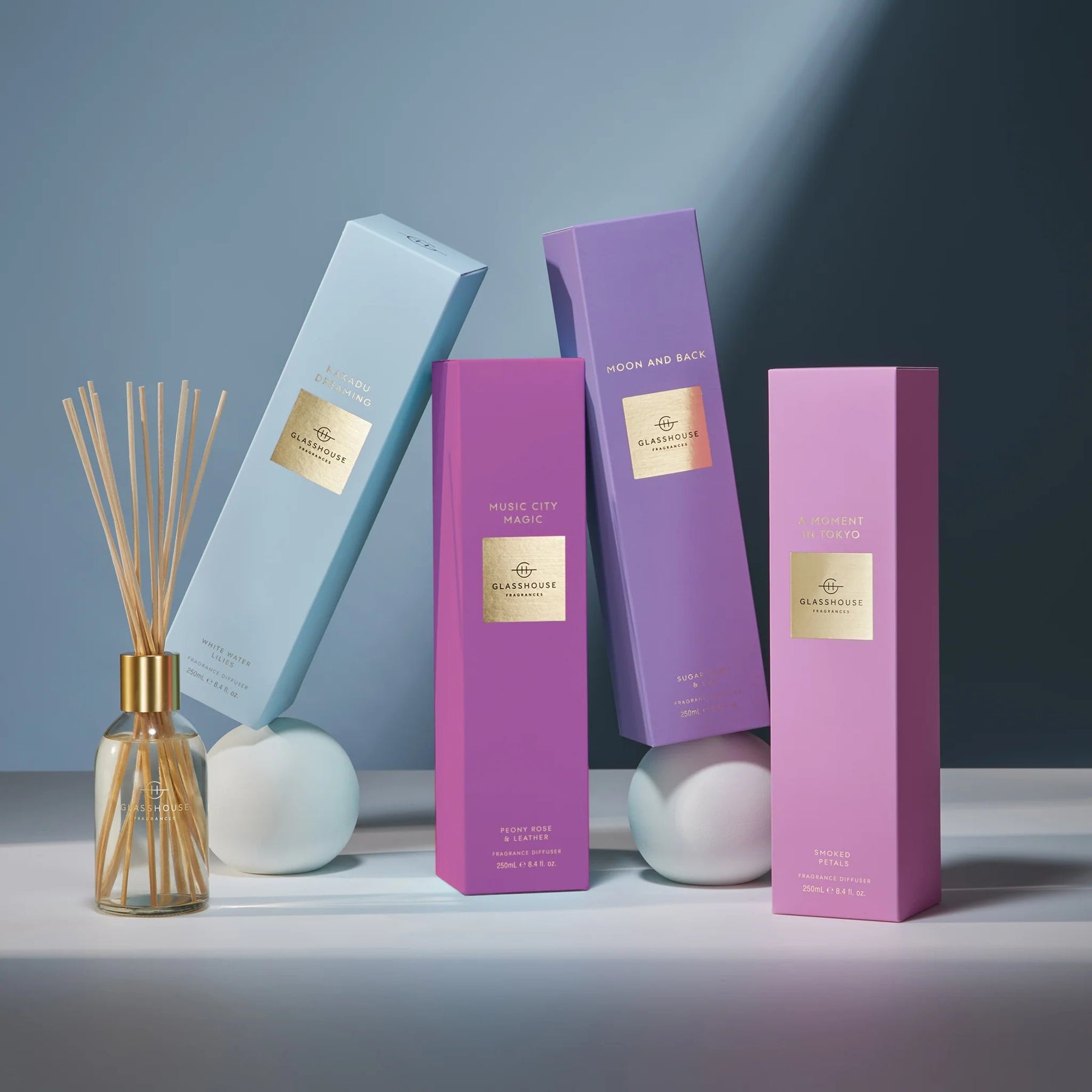 An image of Glasshouse Music City Magic Fragrance Diffuser 8.4 fl oz