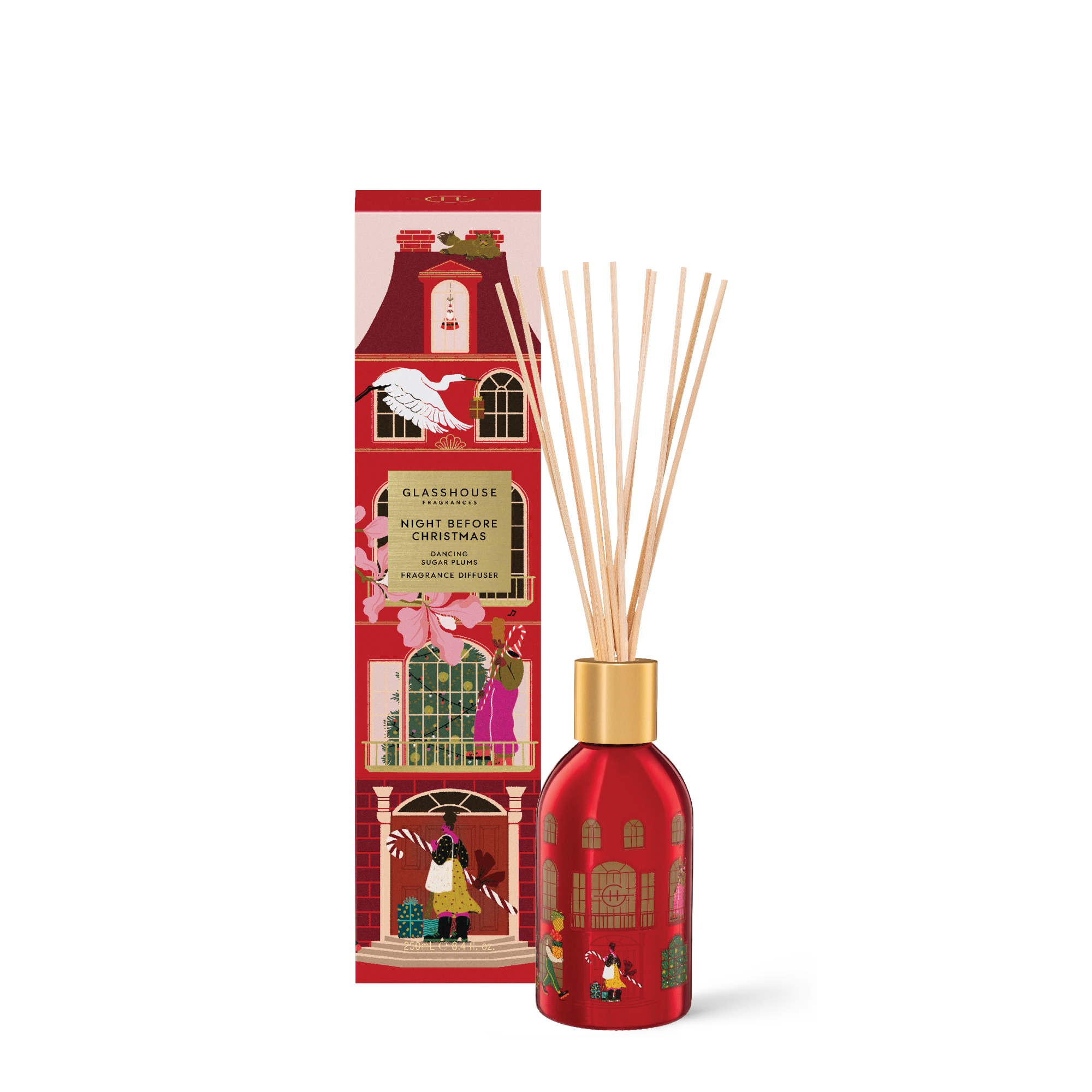 Glasshouse Night Before Christmas Diffuser 8.4 fl oz