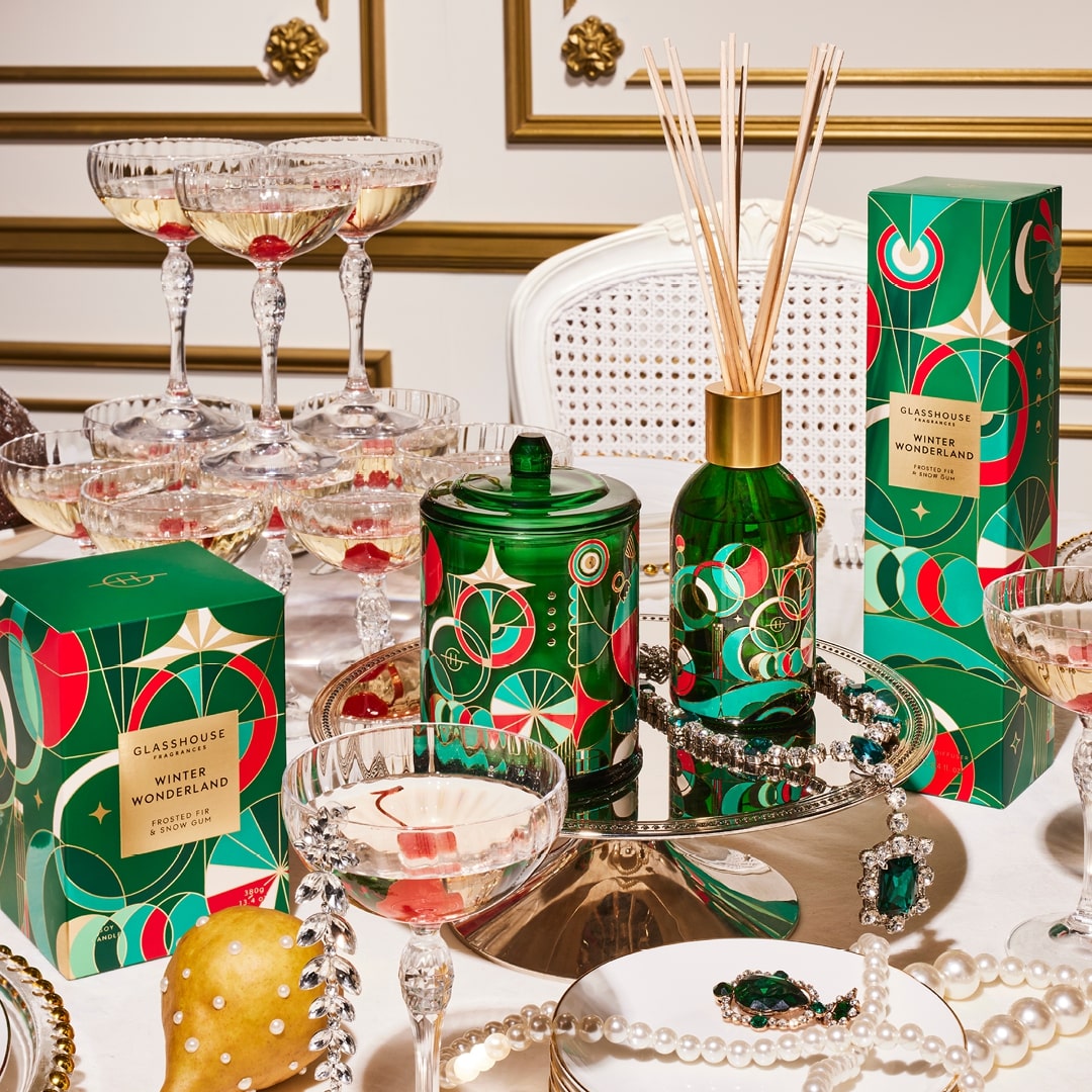 An image of Glasshouse Winter Wonderland Diffuser 8.4 fl oz