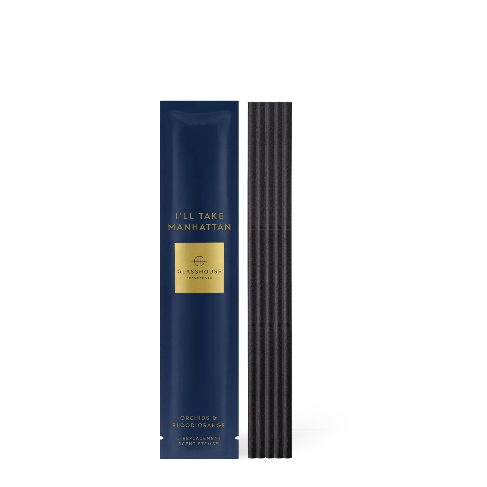 Glasshouse I'll Take Manhattan Replacement Scent Stems
