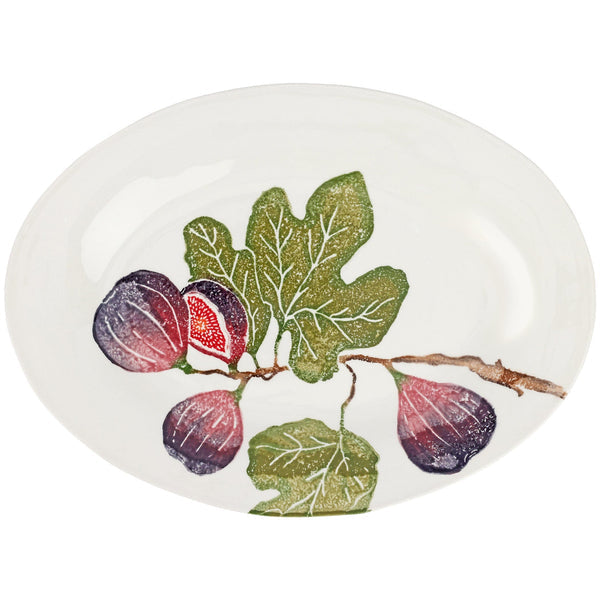 An image of Vietri Fico Medium Oval Platter