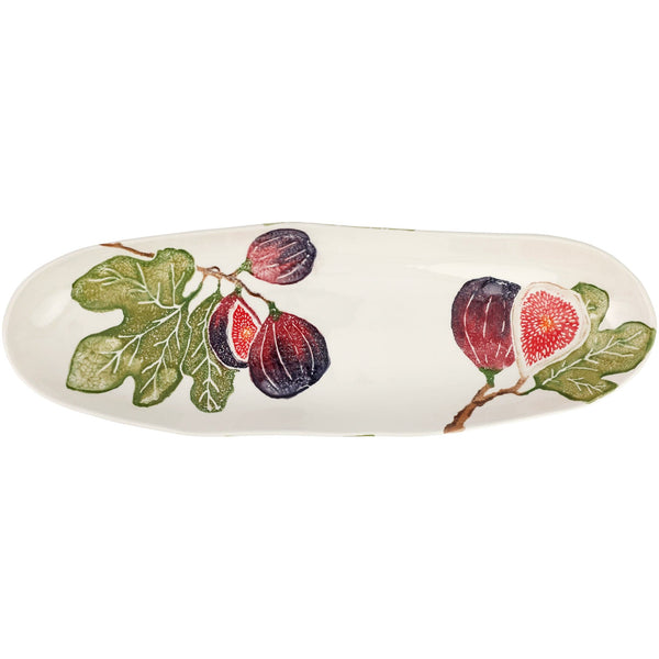 Vietri Fico Narrow Oval Platter