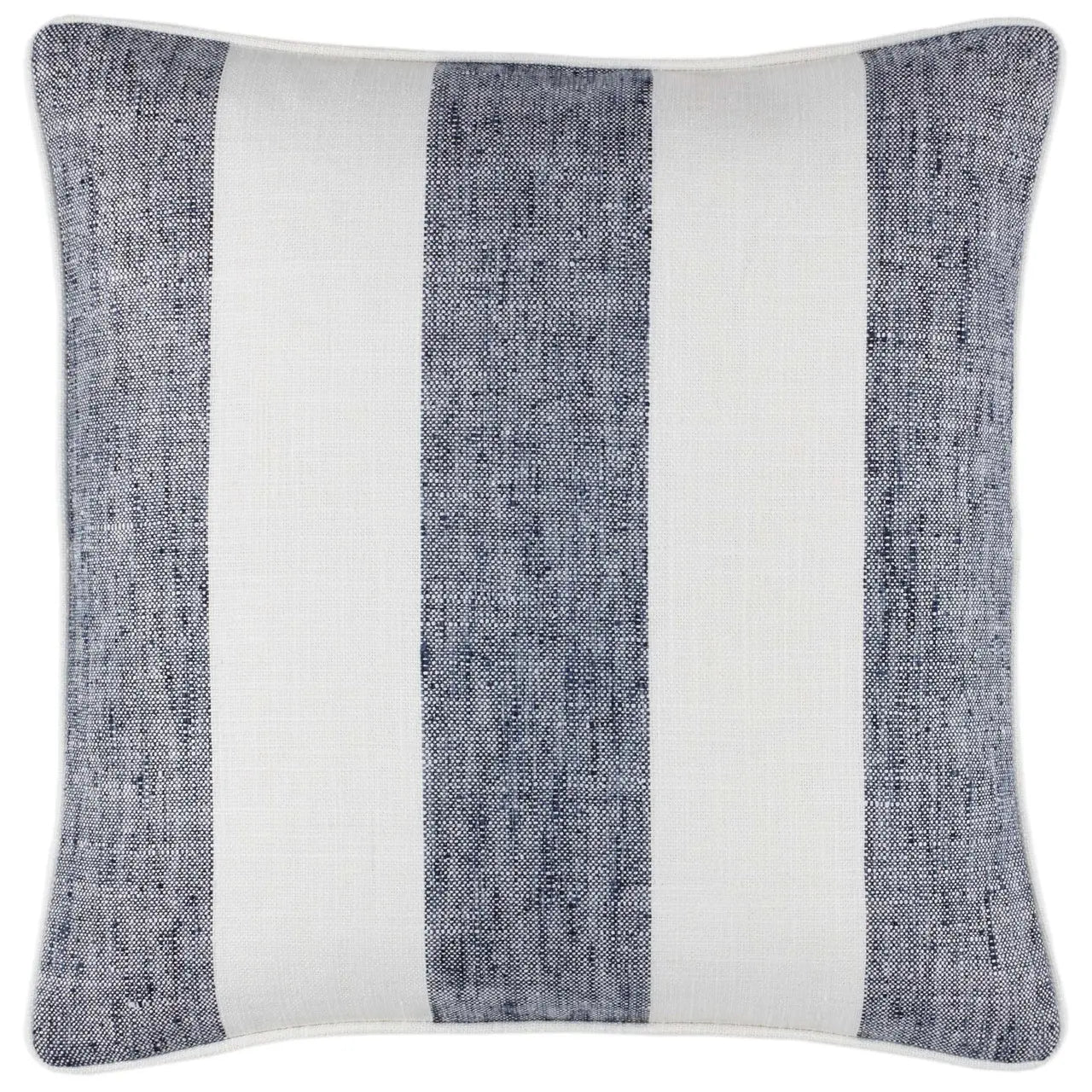Annie Selke Awning Stripe Decorative Pillow - Navy 20" x 20"
