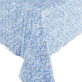 Caspari Pagoda Toile Reversible Kantha Table Cover