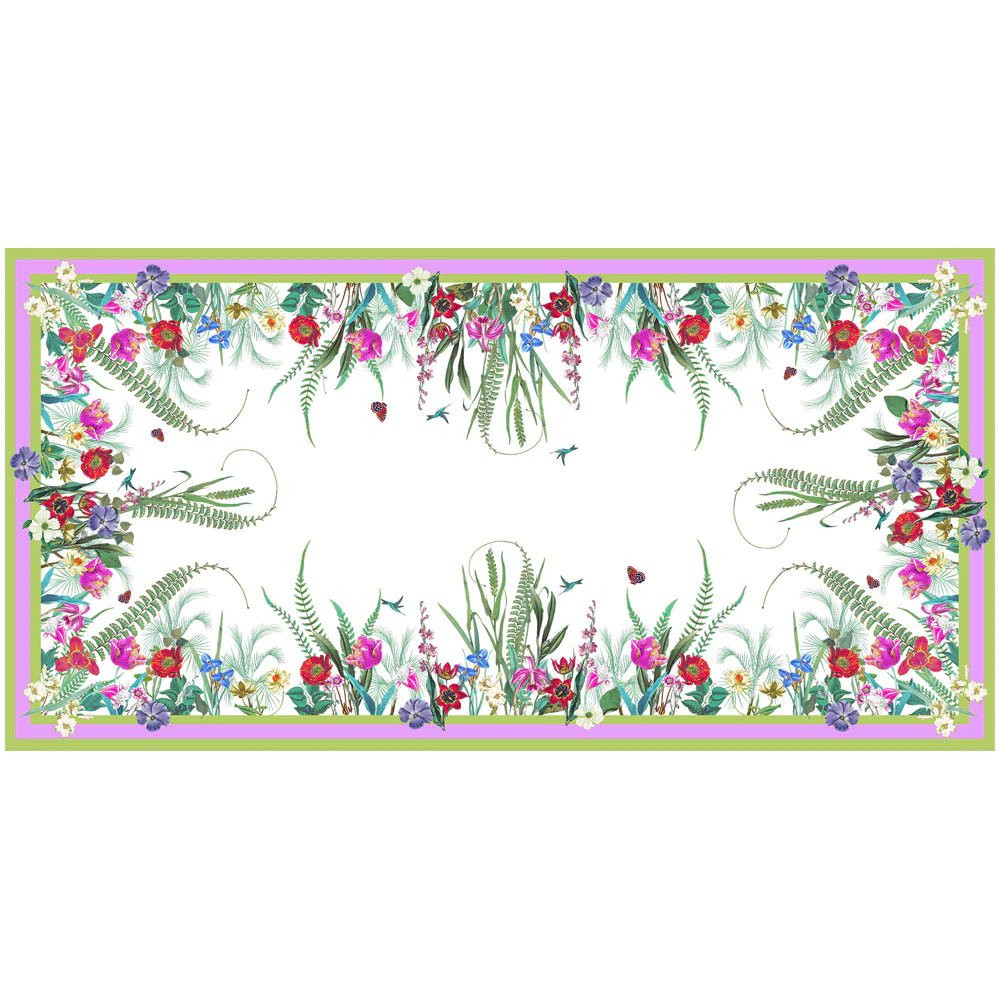 Caspari La Dolce Vita Sage & Lavender Tablecover