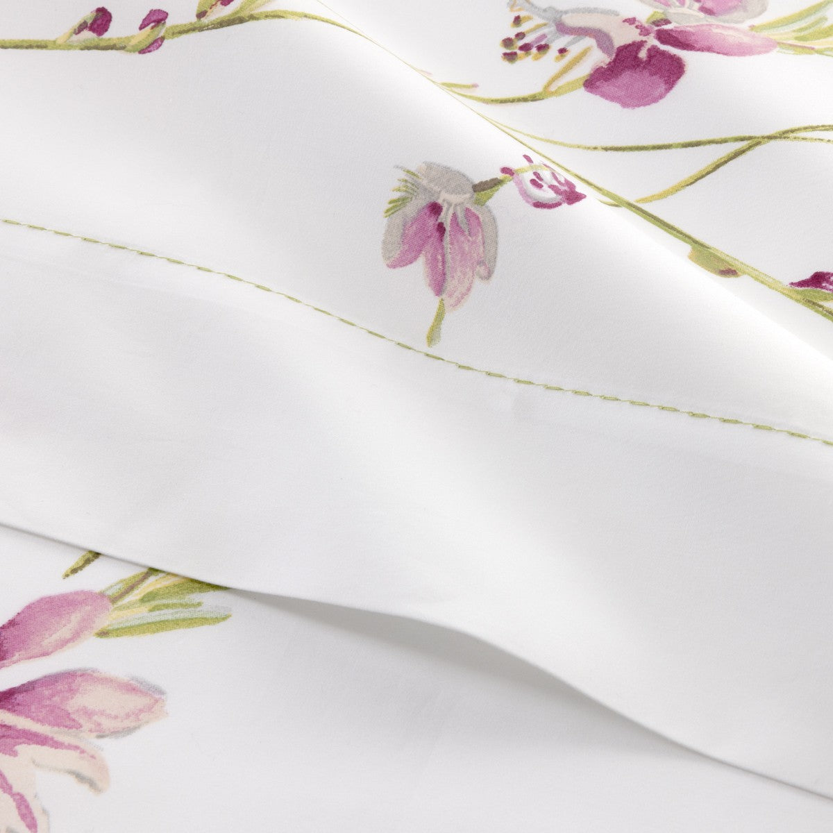An image of Yves Delorme Gaura Flat Sheet