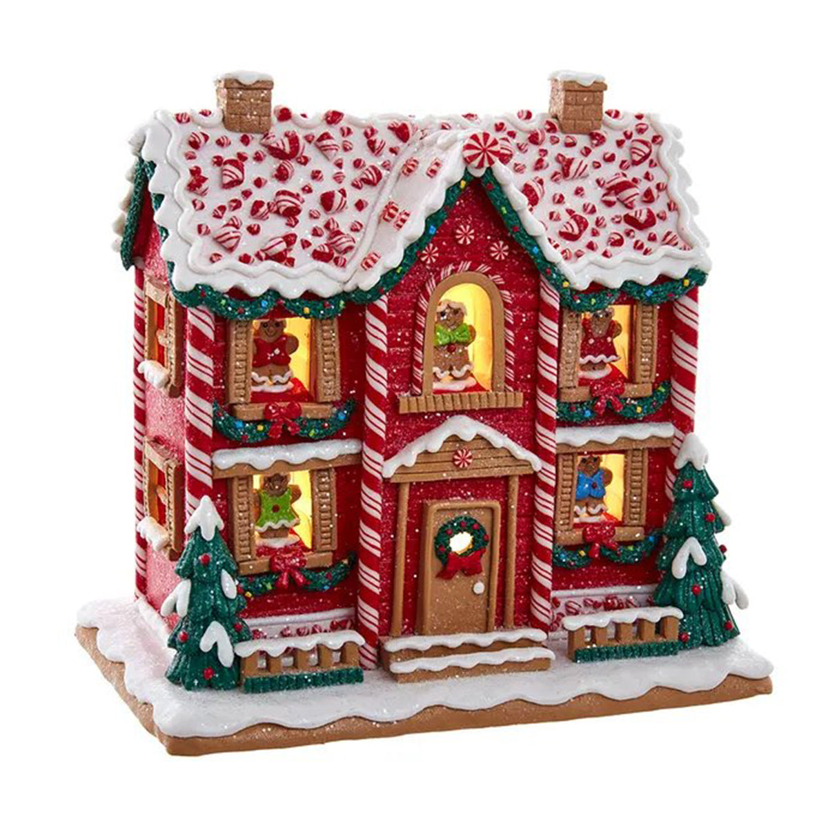 An image of Kurt Adler Battery-Operated Lighted Musical Gingerbread House