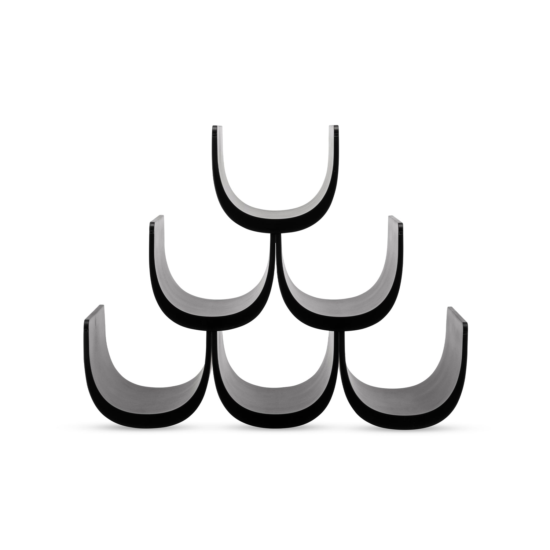 An image of Alessi Giulio Iachetti Modular 6 Bottle Holder