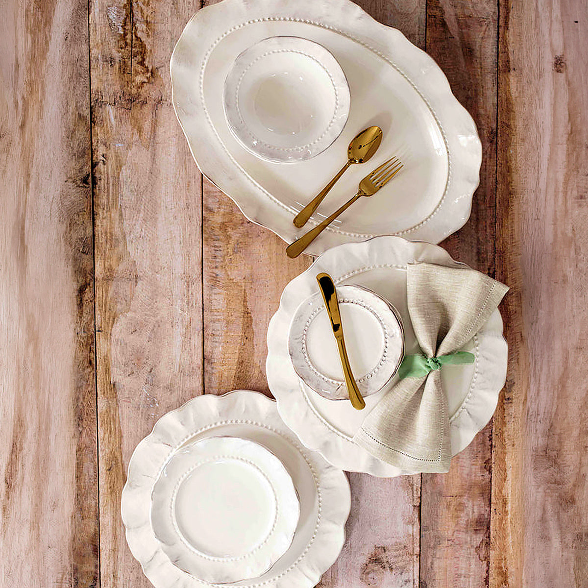 An image of Vietri Giorno Ash Oval Platter