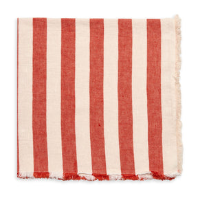 Deborah Rhodes Fringe Awning Stripe Napkin - Set of 4