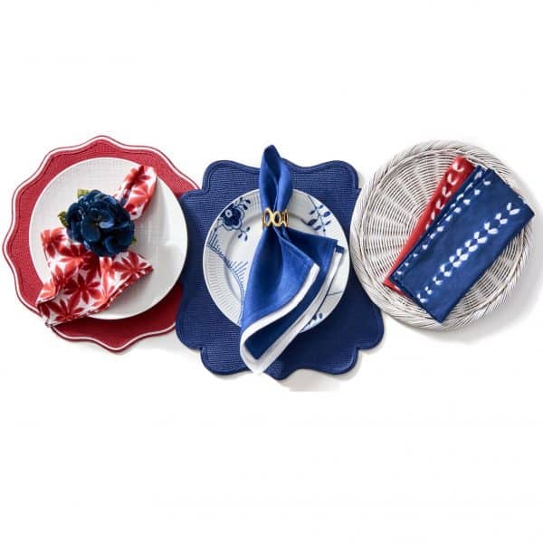 An image of Deborah Rhodes Resort 2-Tone Napkin - Set of 4