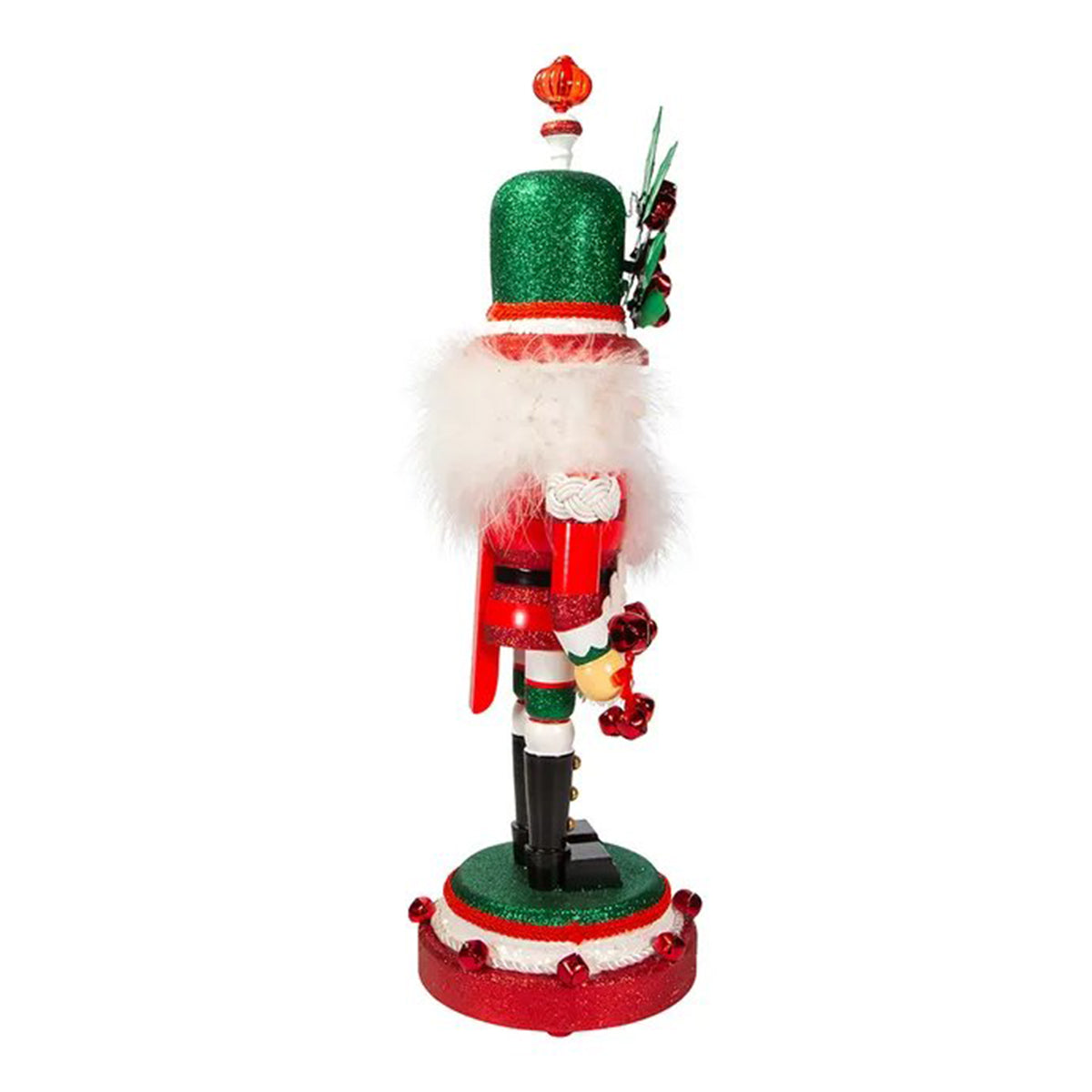 An image of Kurt Adler 18" "Jingle Bells" Wind up Musical Nutcracker