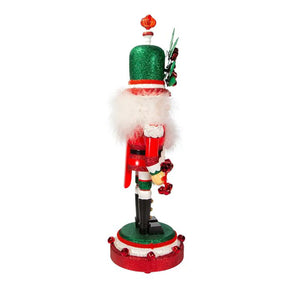 Kurt Adler 18" "Jingle Bells" Wind up Musical Nutcracker