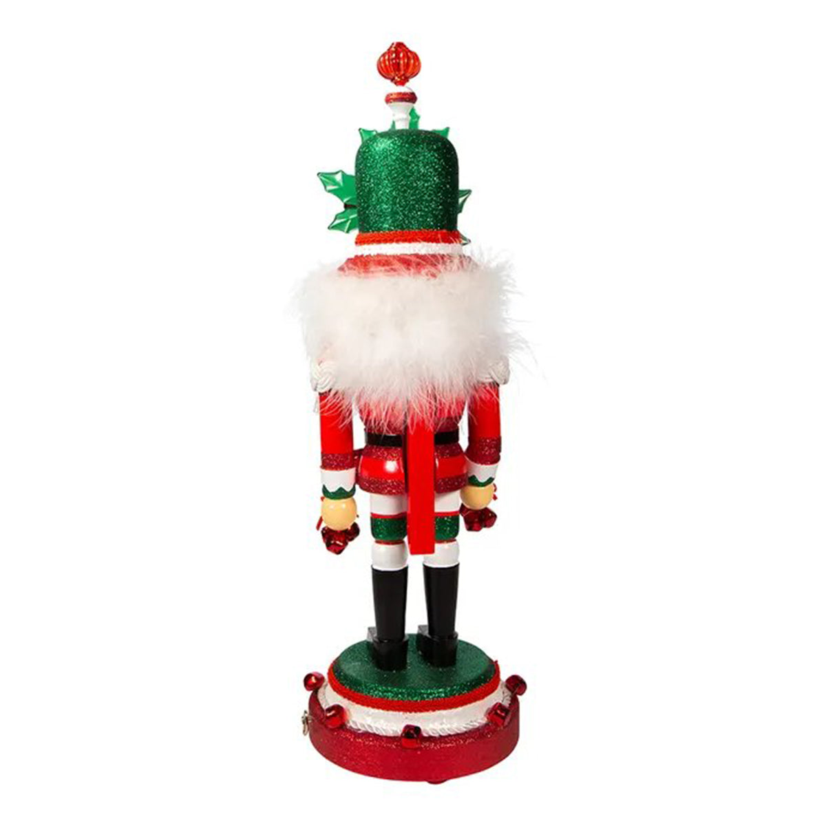 An image of Kurt Adler 18" "Jingle Bells" Wind up Musical Nutcracker