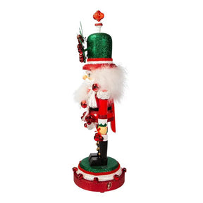 Kurt Adler 18" "Jingle Bells" Wind up Musical Nutcracker