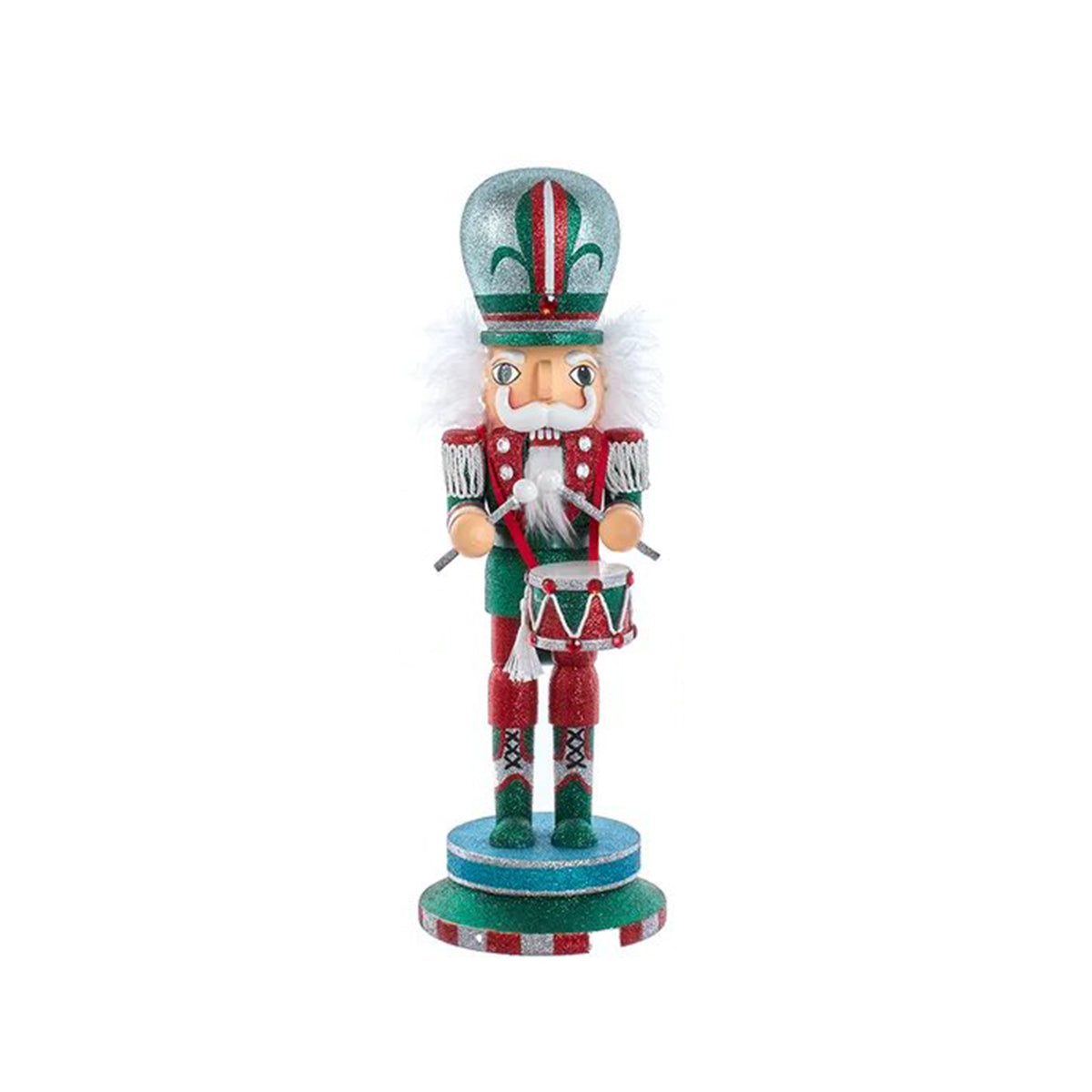 An image of Kurt Adler 15" Soldier Instrumentalist Drummer Nutcracker