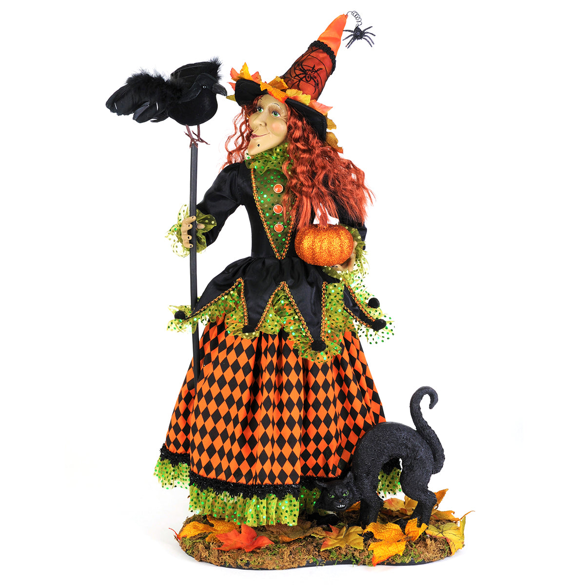 An image of Karen Didion Wendy's Fall Trail Witch Figurine