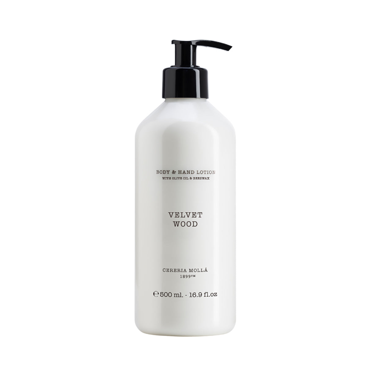 Cereria Molla Velvet Wood Hand & Body Lotion 16.9 fl oz / 500ml