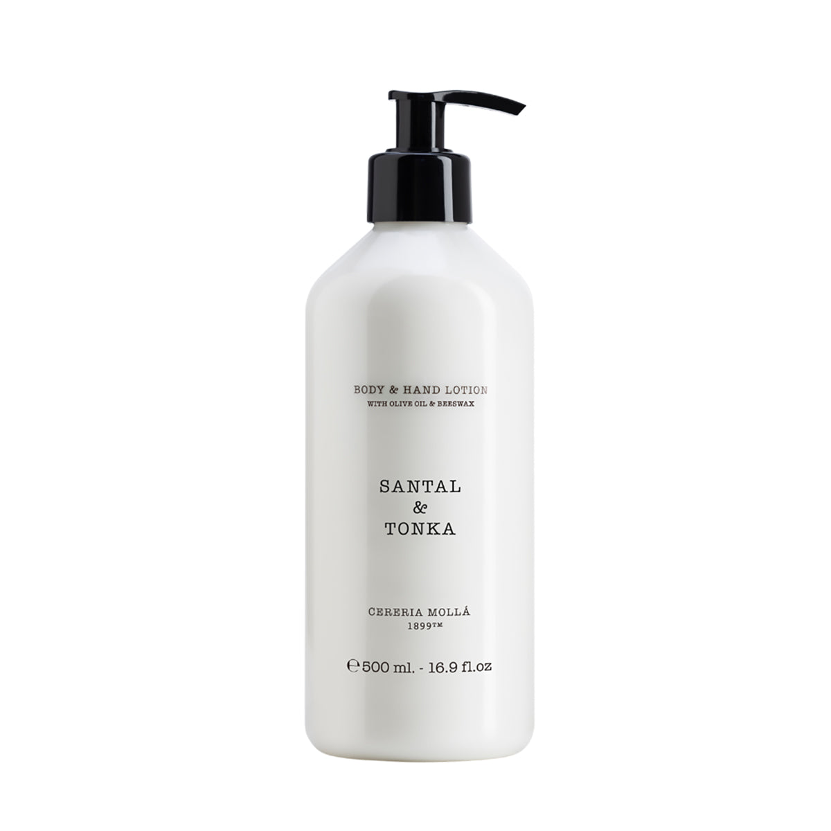 An image of Cereria Molla Santal & Tonka Hand & Body Lotion 16.9 fl oz / 500ml