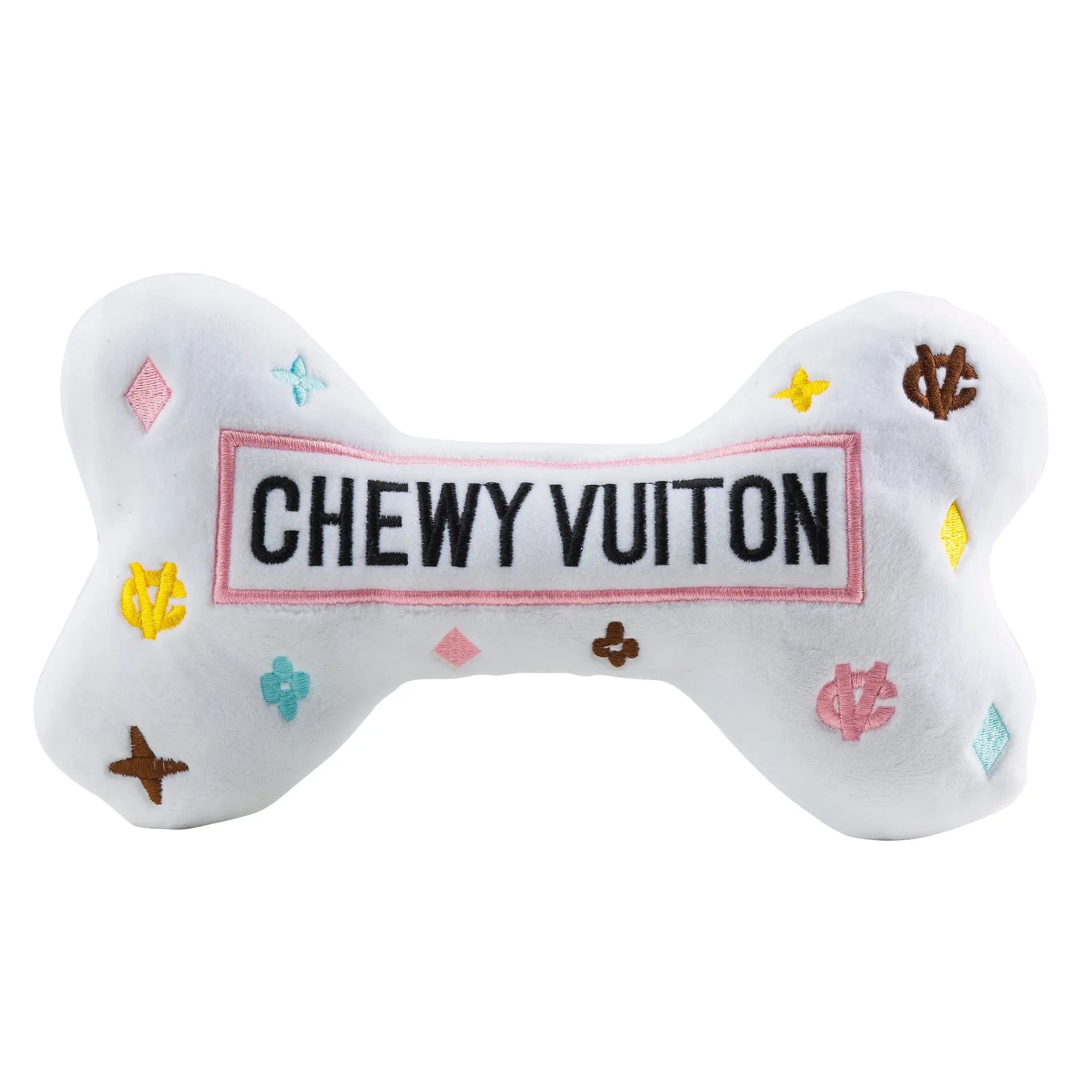 Haute Diggity Dog White Chewy Vuiton Bone