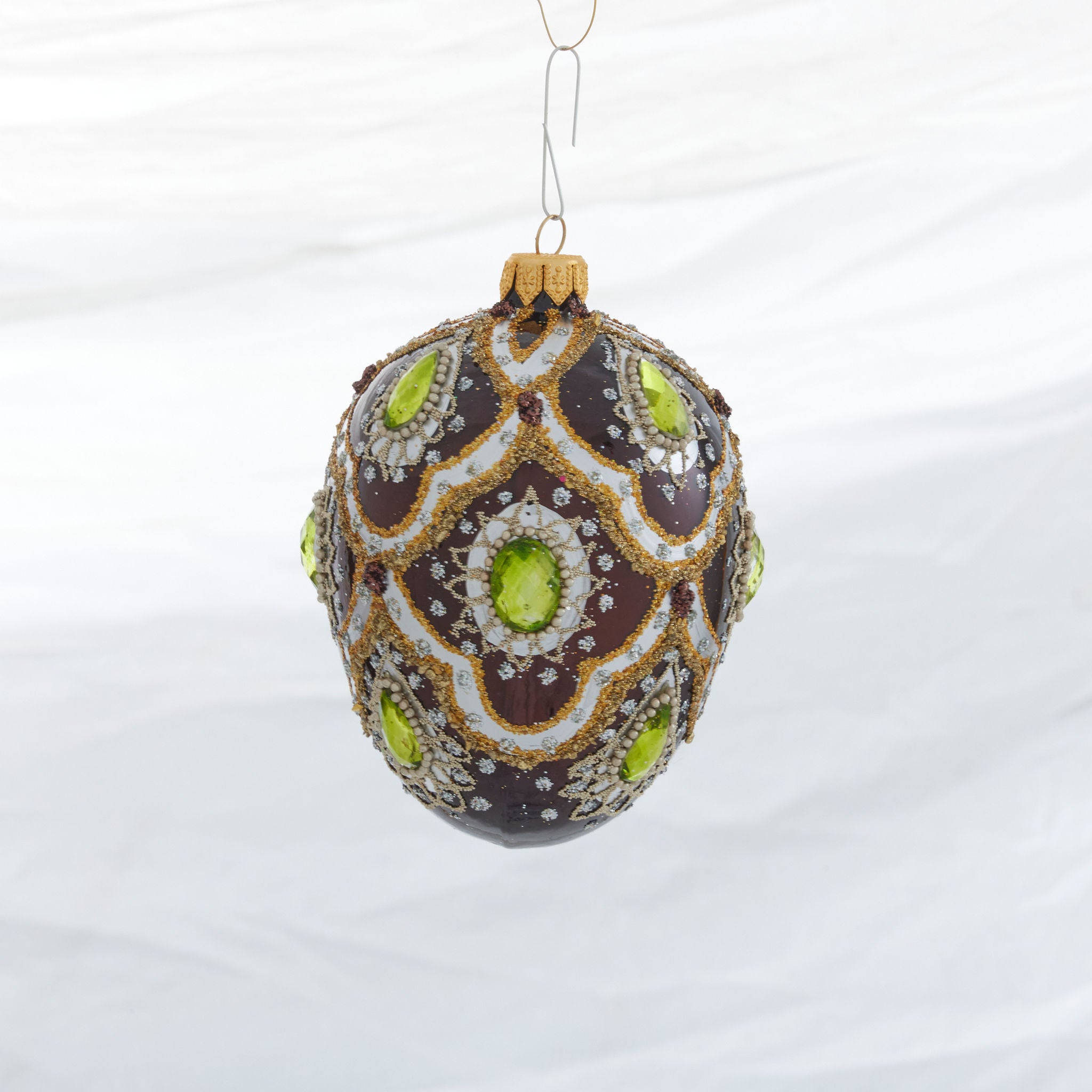 Winter Street Large Egg Ornament
