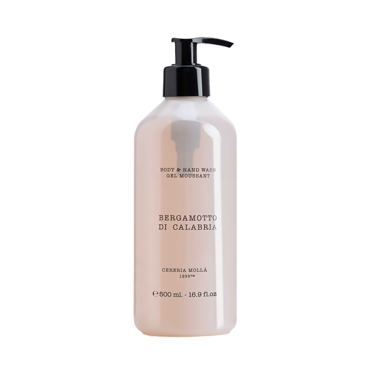 An image of Cereria Molla Bergamotto di Calabria Hand & Body Wash 16.9 fl oz / 500ml