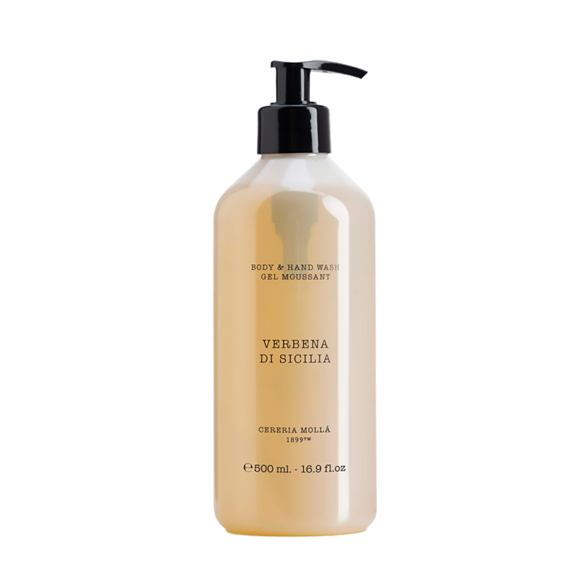 An image of Cereria Molla Verbena di Sicila Hand & Body Wash 16.9 fl oz / 500ml